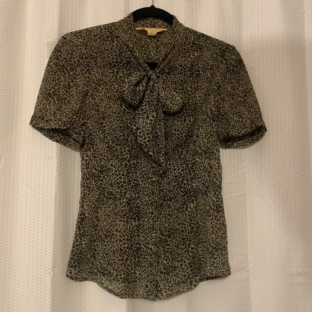 Leopard Print Blouse
